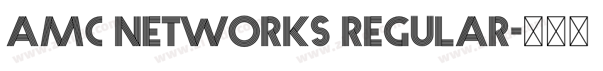 AMC Networks Regular字体转换